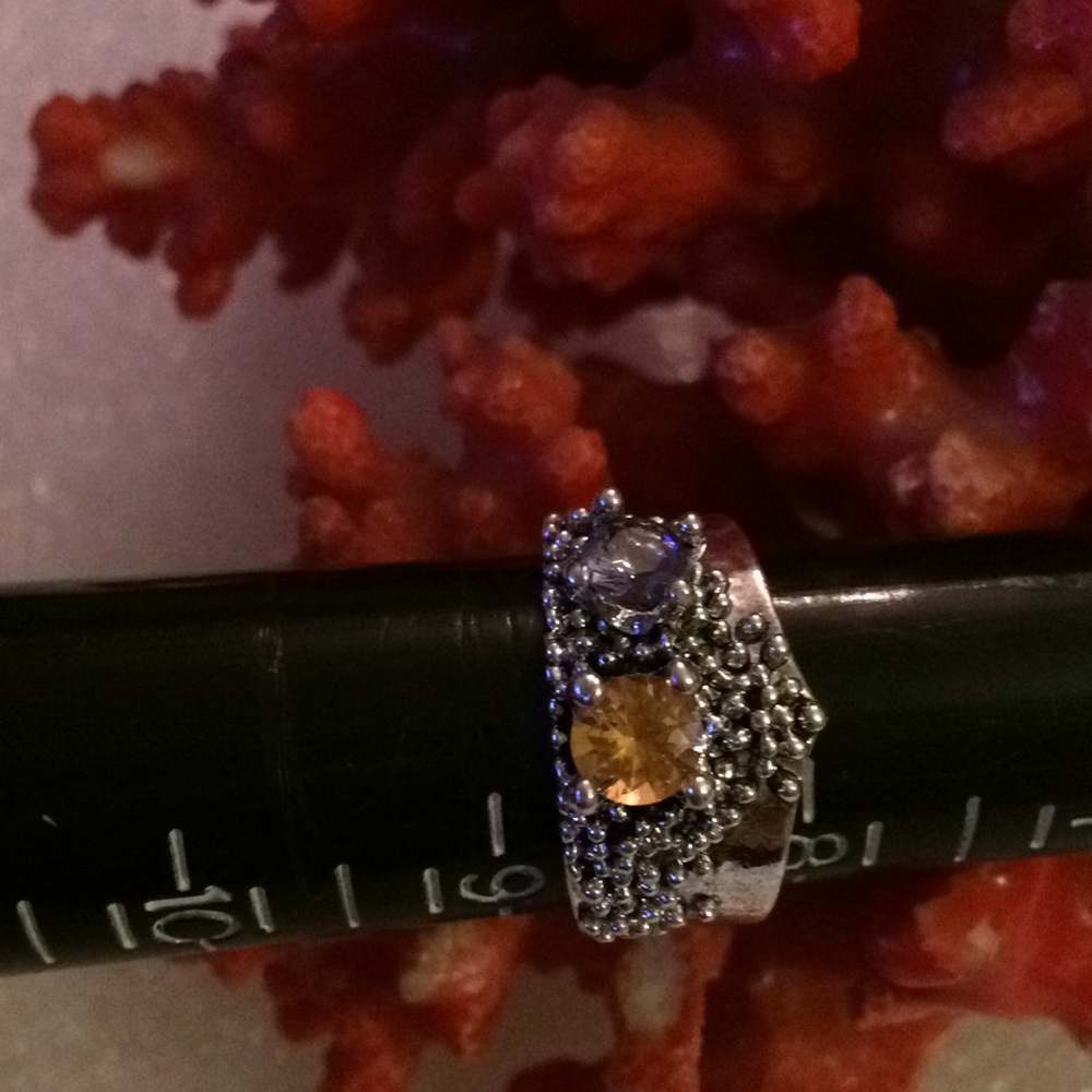 925 gem ring - Picture 4 of 5